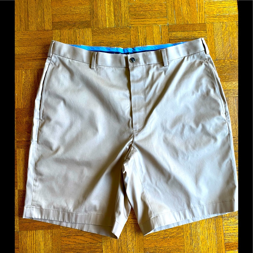 Brooks Brothers Flat Front Chino Lightweight Khaki Men’s Shorts 🌿size 38
